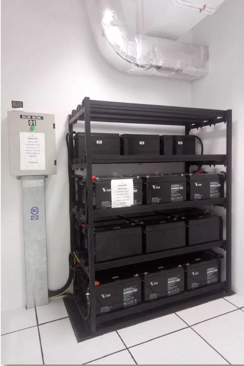 UPS battery installation
